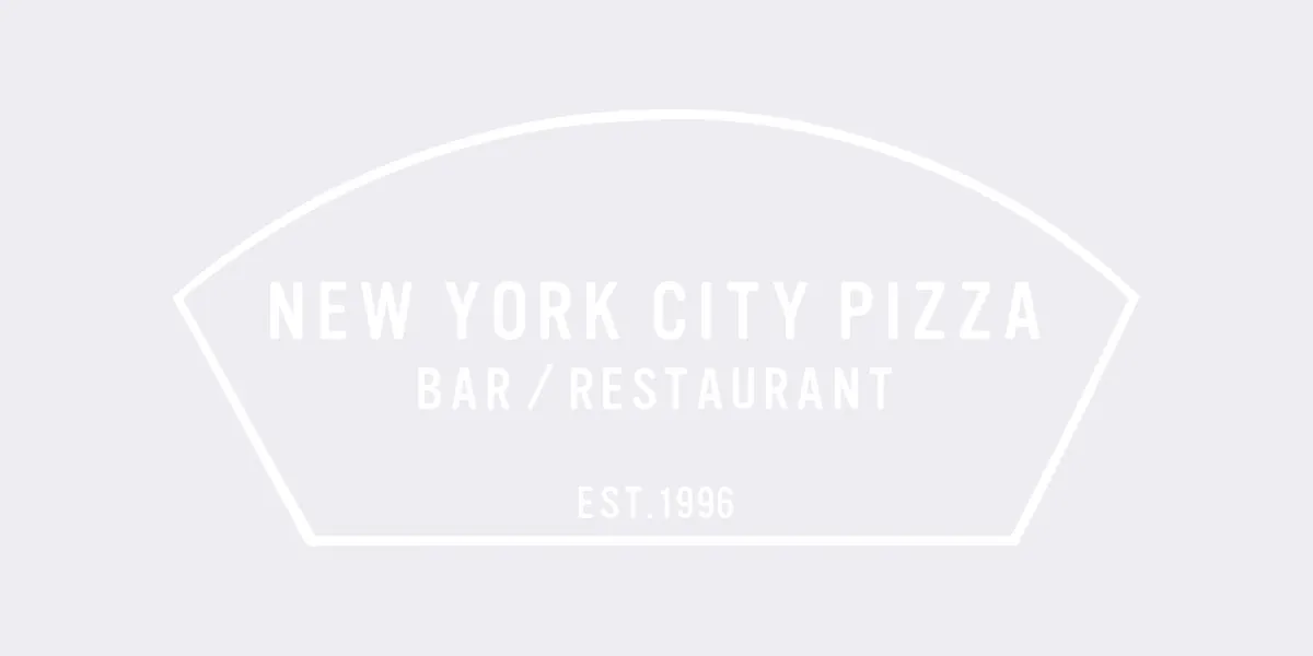 NY-style pizza slice on counter