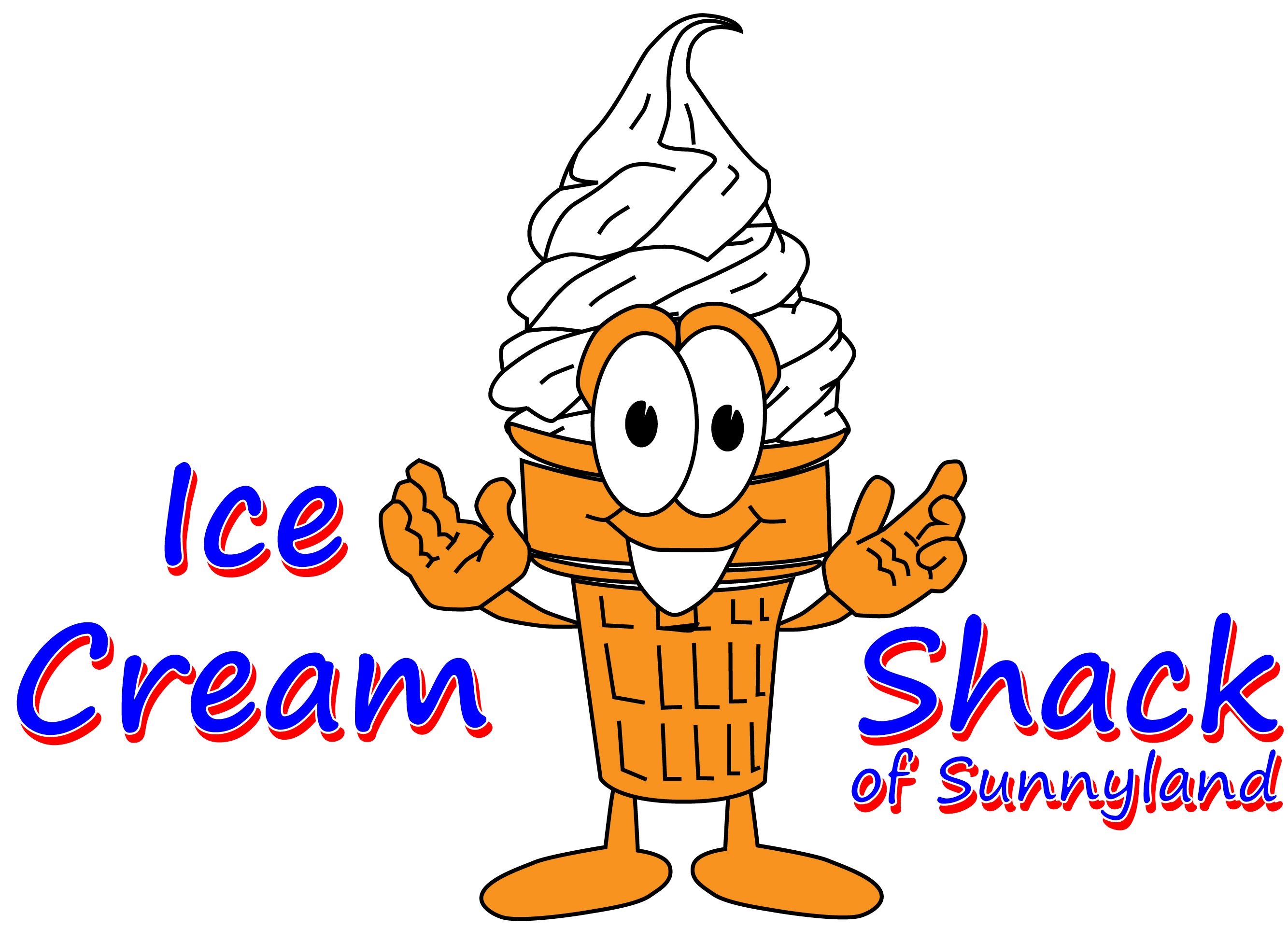 Menu Ice Cream Shack of Sunnyland